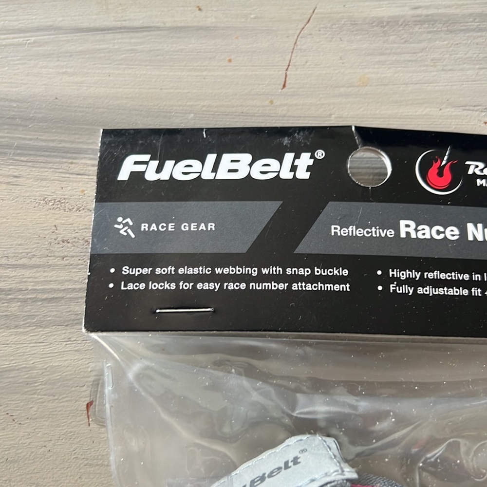 Fuel belt Race Gear Reflective Race Number Belt - Picture 2 of 7